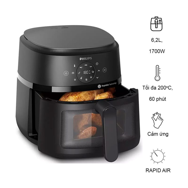 Nồi Chiên Không Dầu Philips NA230/00 6.2L