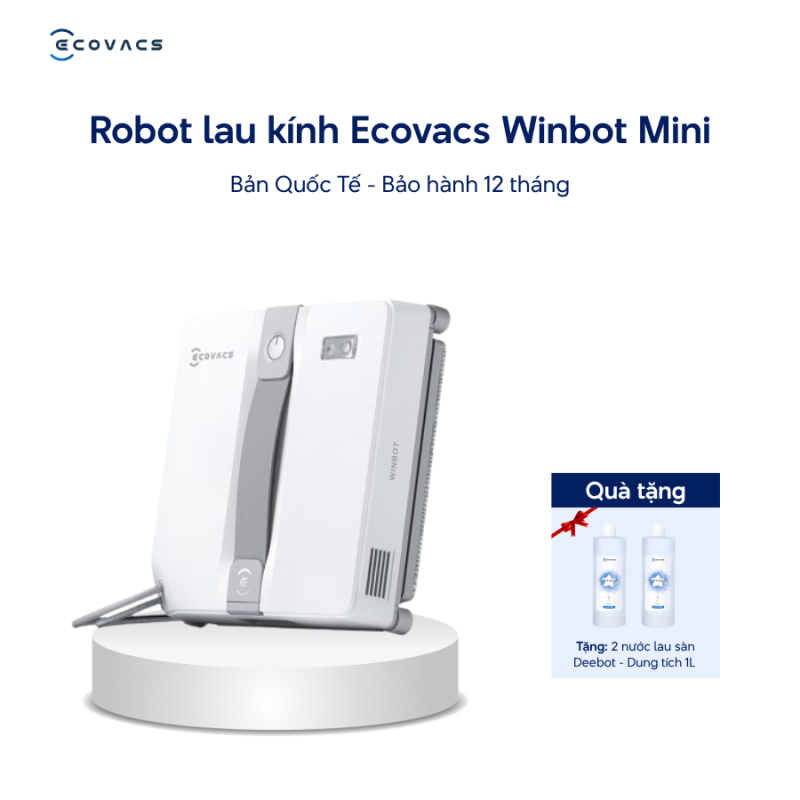 ECOVACS WINBOT MINI – ROBOT LAU KÍNH THÔNG MINH Ecovacs Winbot Mini