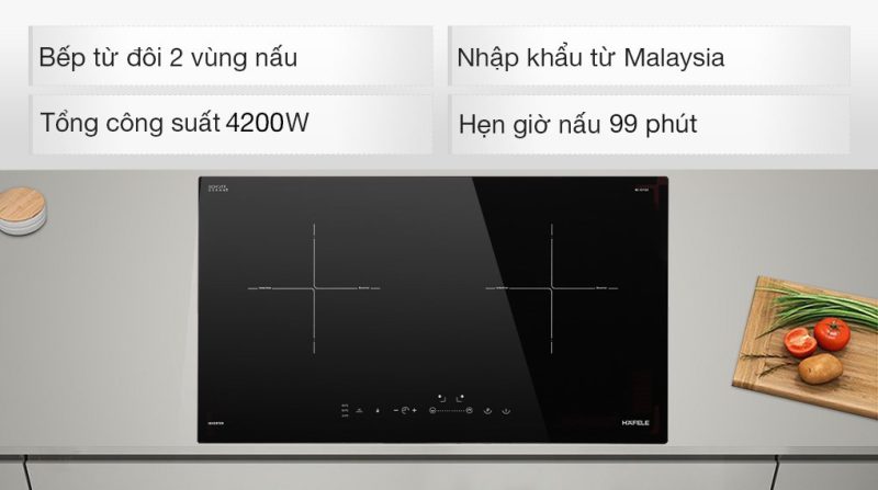 Bếp từ đôi âm Hafele HC-I2712A 4200W