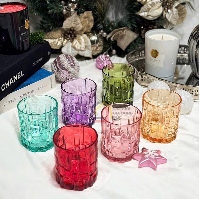 Set 6 cốc thủy tinh màu IRRISS Charm Bossa 04T 310ml