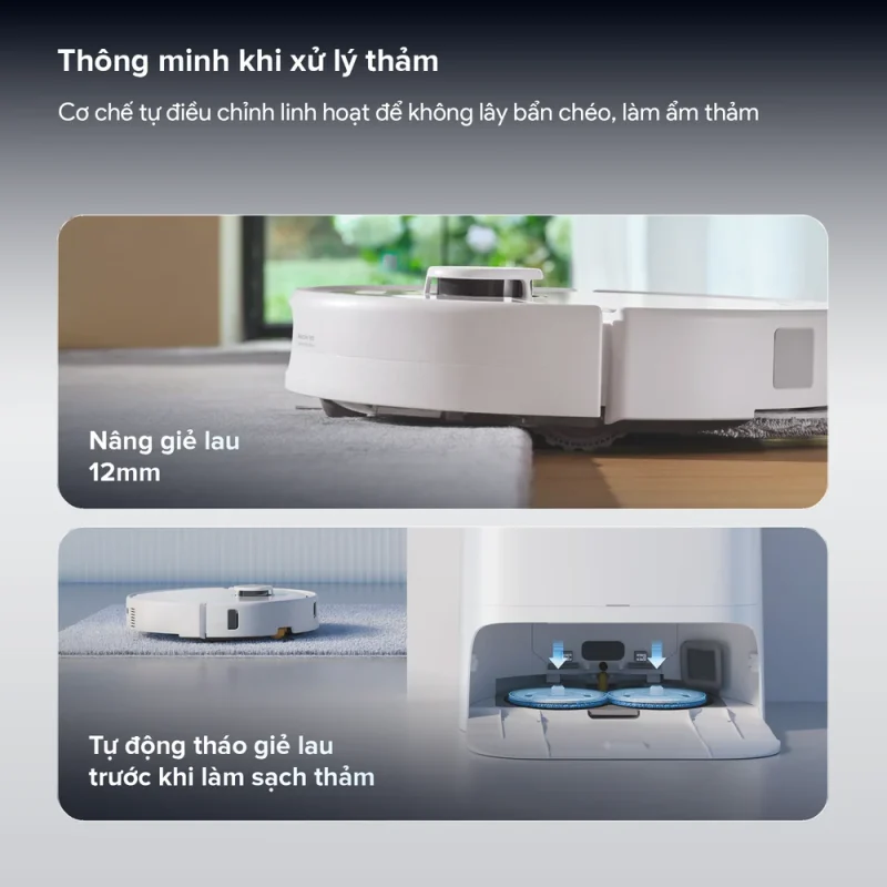 8 Robot hút bụi lau nhà hỗ trợ tự động hóa việc dọn dẹp