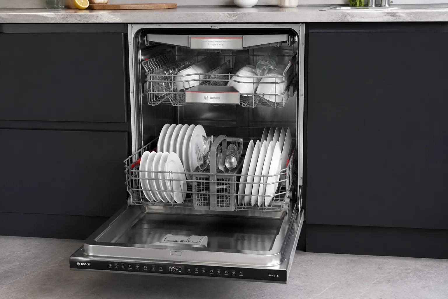 Công nghệ hiện đại nâng cao hiệu quả rửa và sấy trên máy rửa bát