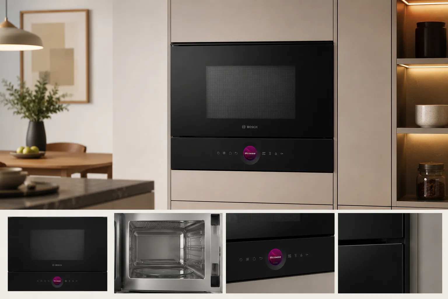 Lò vi sóng âm tủ Bosch BFL7221B1 Serie 8 tại Bếp Sành