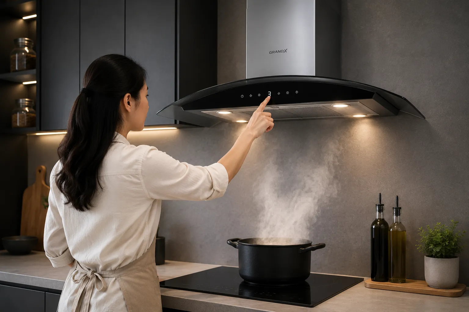 Sử dụng máy hút mùi đúng cách giúp hỗ trợ khử mùi hiệu quả