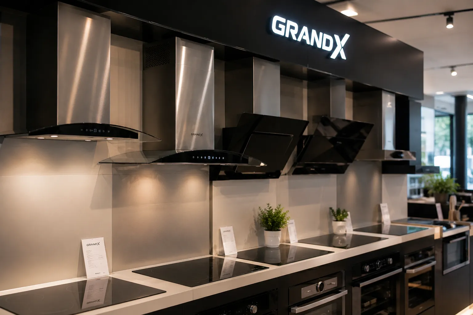 Bếp Sành cung cấp máy hút mùi GrandX chính hãng
