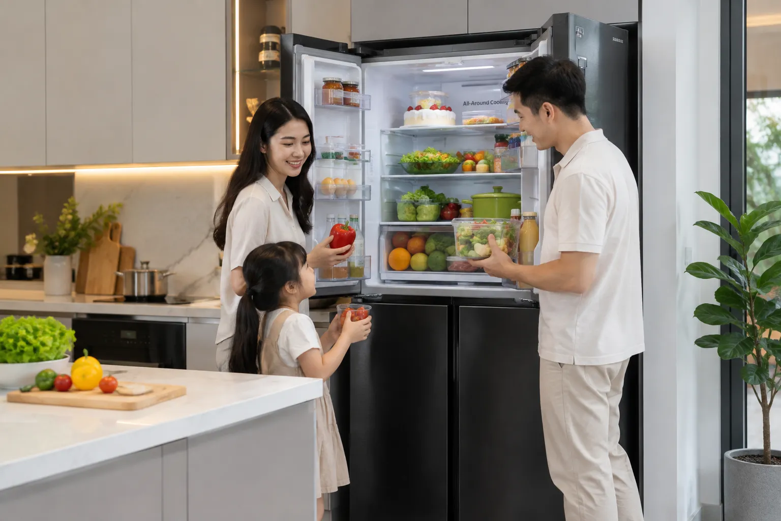 Chọn tủ lạnh phù hợp với nhu cầu sử dụng của gia đình