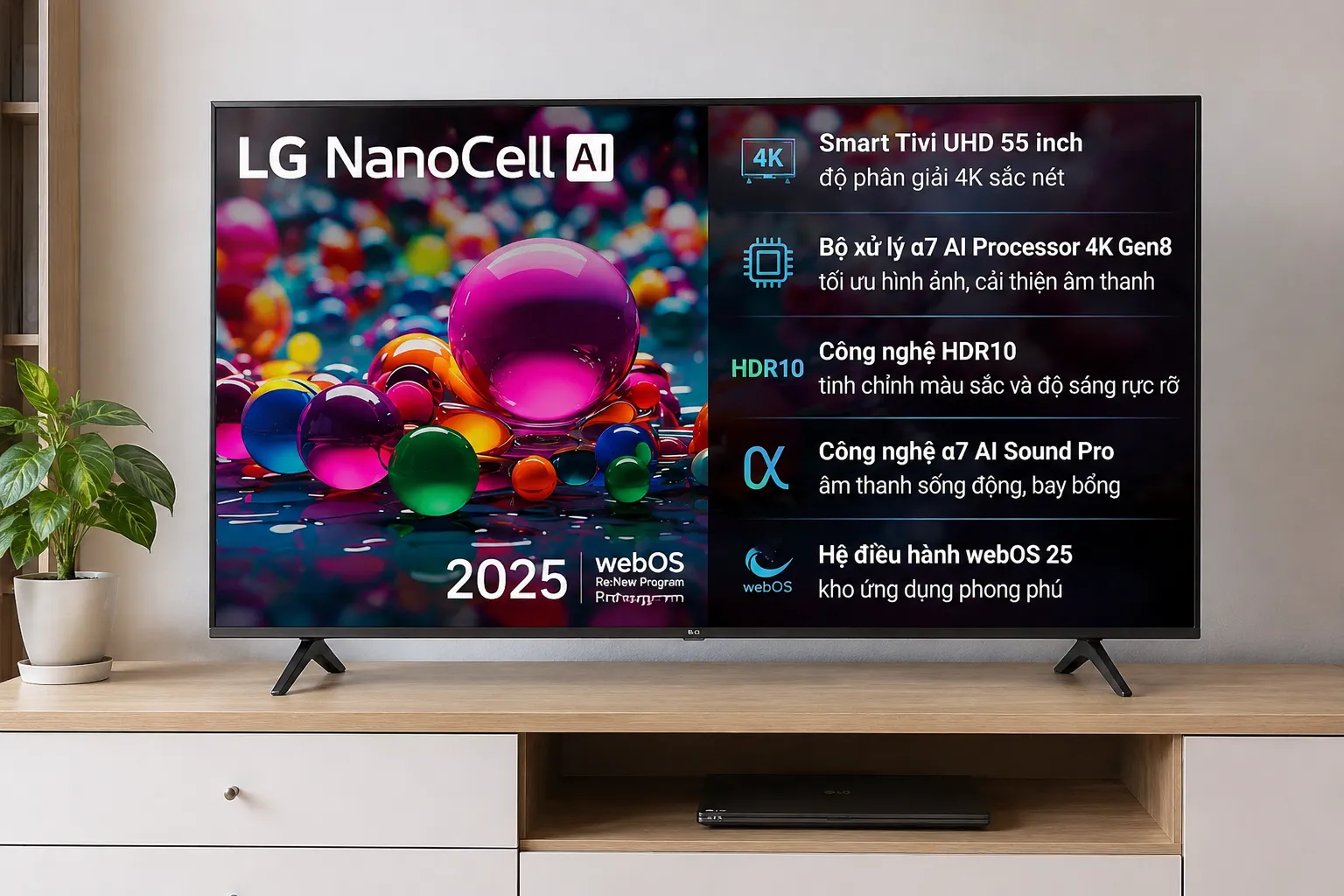 Tivi LG AI 4K và NanoCell